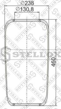 Stellox 90-07200-SX - Bellow, air suspension car-mod.net