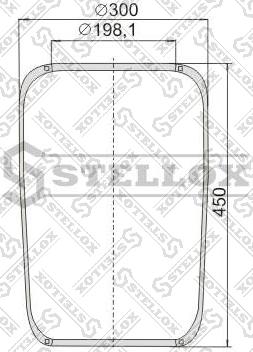 Stellox 90-07270-SX - Bellow, air suspension car-mod.net