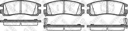 Stellox 577 022B-SX - Brake Pad Set, disc brake car-mod.net