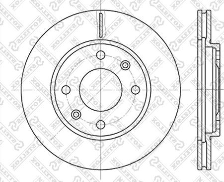 Stellox 6020-9918V-SX - Brake Disc car-mod.net