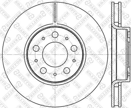 Stellox 6020-4841V-SX - Brake Disc car-mod.net