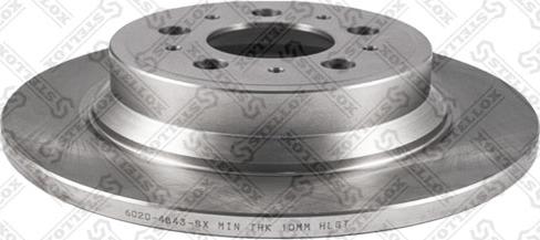 Stellox 6020-4843-SX - Brake Disc car-mod.net