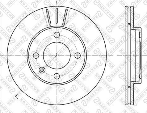 Stellox 6020-4724V-SX - Brake Disc car-mod.net