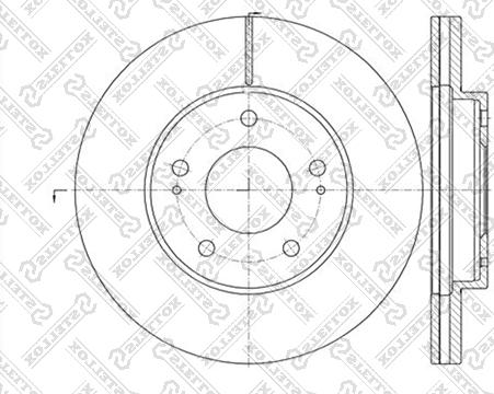 Stellox 6020-3034V-SX - Brake Disc car-mod.net