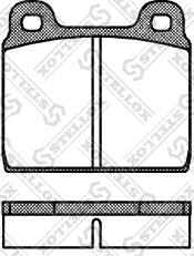 Stellox 013 020-SX - Brake Pad Set, disc brake car-mod.net