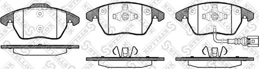 Stellox 1041 001B-SX - Brake Pad Set, disc brake car-mod.net