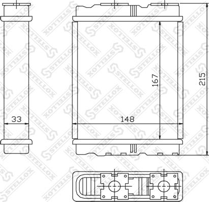 Stellox 10-35136-SX - Heat Exchanger, interior heating car-mod.net