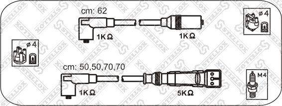 Stellox 10-38455-SX - Ignition Cable Kit car-mod.net