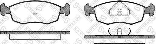 Stellox 183 000-SX - Brake Pad Set, disc brake car-mod.net