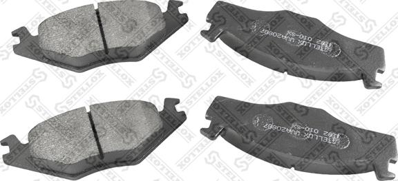 Stellox 182 010-SX - Brake Pad Set, disc brake car-mod.net