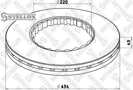Stellox 85-00734-SX - Brake Disc car-mod.net