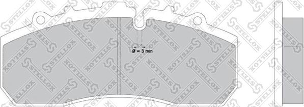 Stellox 85-11413-SX - Brake Pad Set, disc brake car-mod.net