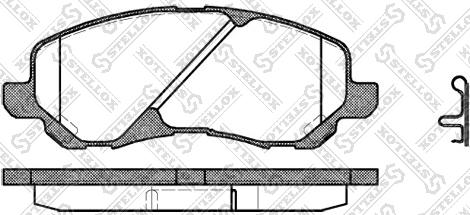 4U Autoparts 37605MT - Brake Pad Set, disc brake car-mod.net