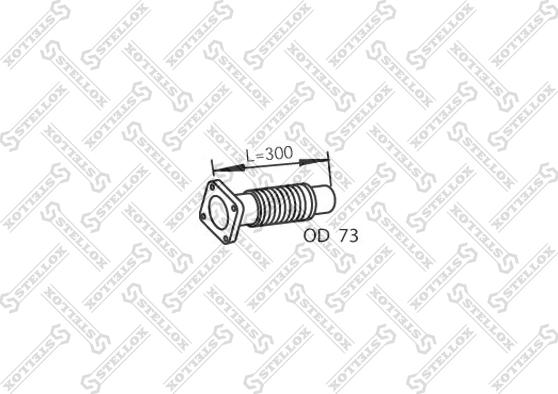 Stellox 82-01666-SX - Flex Hose, exhaust system car-mod.net
