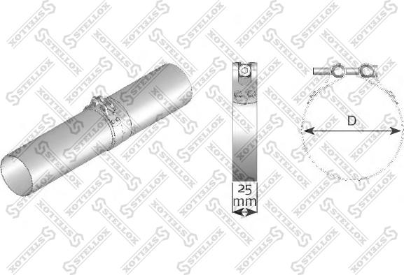 Stellox 82-01094-SX - Pipe Connector, exhaust system car-mod.net