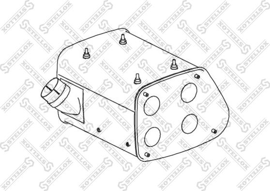 Stellox 82-03066-SX - Middle / End Silencer car-mod.net