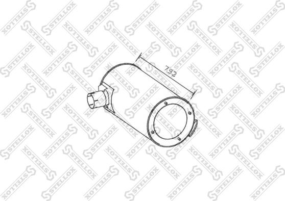 Stellox 82-03079-SX - Middle / End Silencer car-mod.net