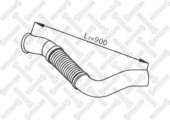 Stellox 82-03722-SX - Exhaust Pipe car-mod.net