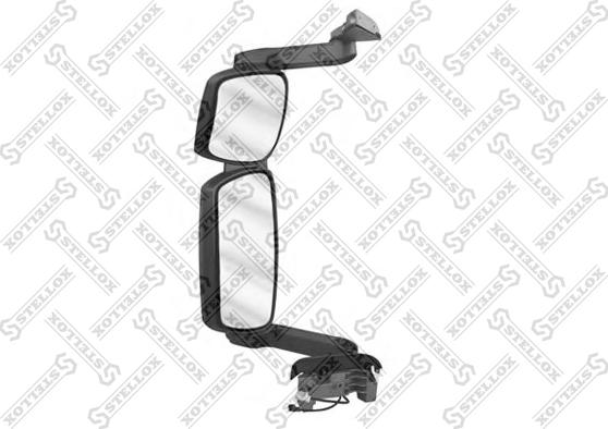 CARRO 086707402 - Outside Mirror, driver cab car-mod.net