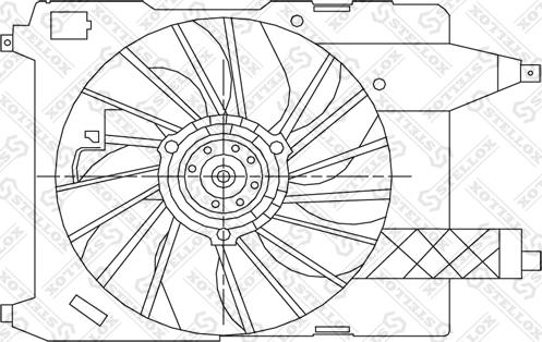Stellox 29-99410-SX - Fan, radiator car-mod.net