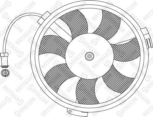 Stellox 29-99013-SX - Fan, radiator car-mod.net