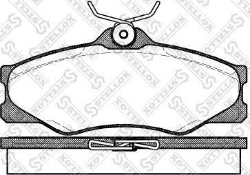 Stellox 234 000B-SX - Brake Pad Set, disc brake car-mod.net