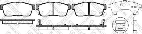 Stellox 735 002B-SX - Brake Pad Set, disc brake car-mod.net