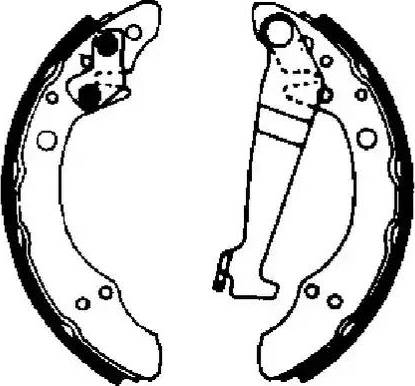 Stop 361260S - Drum Brake Shoe Set car-mod.net