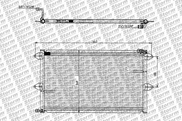 Storm 99005 - Condenser, air conditioning car-mod.net