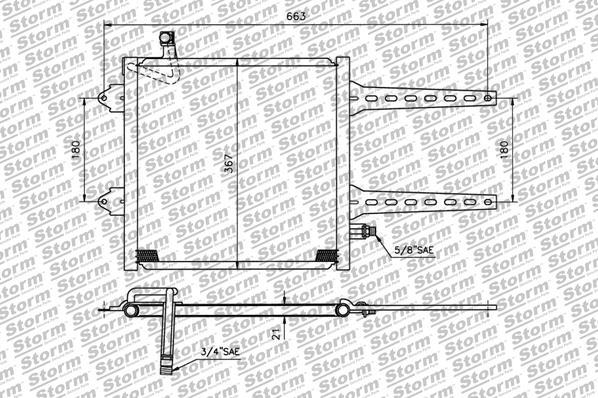 CARRO 013906410 - Condenser, air conditioning car-mod.net
