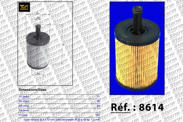 Storm 8614 - Oil Filter car-mod.net