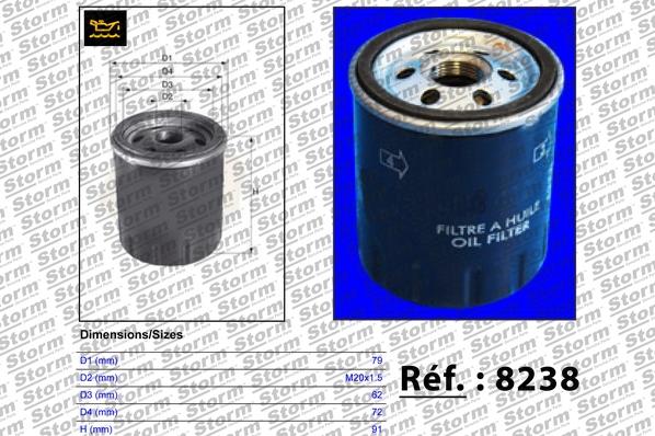 Storm 8238 - Oil Filter car-mod.net