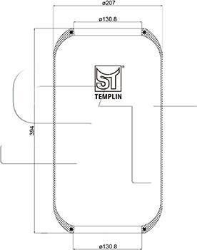 ST-Templin 04.060.6006.110 - Bellow, air suspension car-mod.net