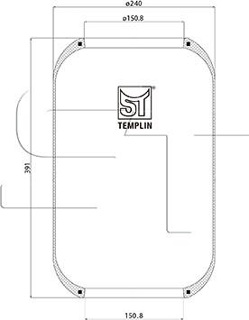ST-Templin 04.060.6006.120 - Bellow, air suspension car-mod.net