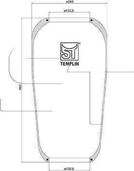 ST-Templin 04.060.6006.210 - Bellow, air suspension car-mod.net