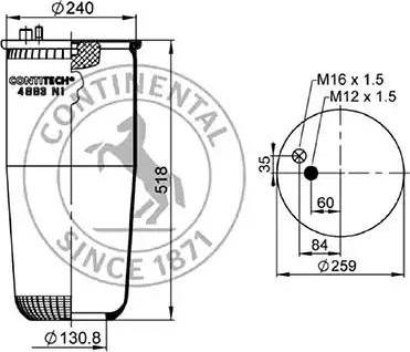 ST-Templin 04.010.6100.940 - Bellow, air suspension car-mod.net