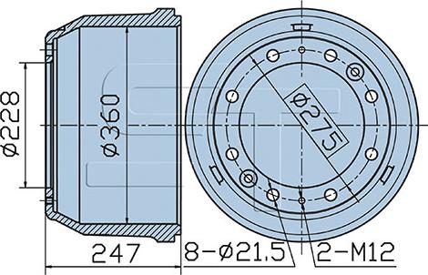 ST-Templin 03.090.4004.170 - Brake Drum car-mod.net