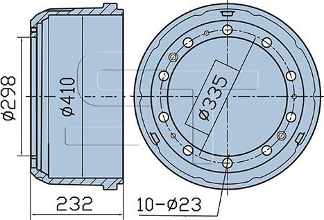 ST-Templin 03.090.0919.010 - Brake Drum car-mod.net