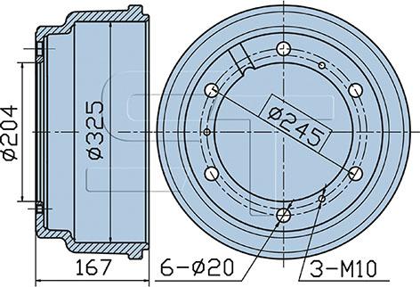 ST-Templin 03.090.0919.150 - Brake Drum car-mod.net