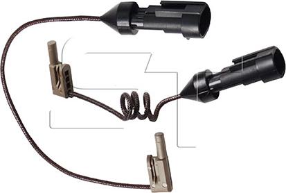 ST-Templin 03.130.8701.010 - Warning Contact, brake pad wear car-mod.net