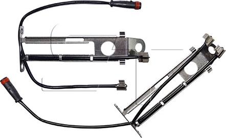 ST-Templin 03.130.8701.280 - Warning Contact, brake pad wear car-mod.net