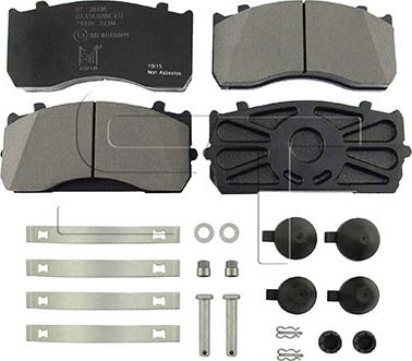 ST-Templin 03.120.8700.131 - Brake Pad Set, disc brake car-mod.net