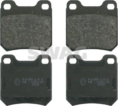 Swag 40 91 6133 - Brake Pad Set, disc brake car-mod.net