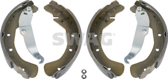 Swag 40 91 7458 - Drum Brake Shoe Set car-mod.net
