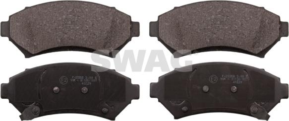 Swag 40 11 6156 - Brake Pad Set, disc brake car-mod.net