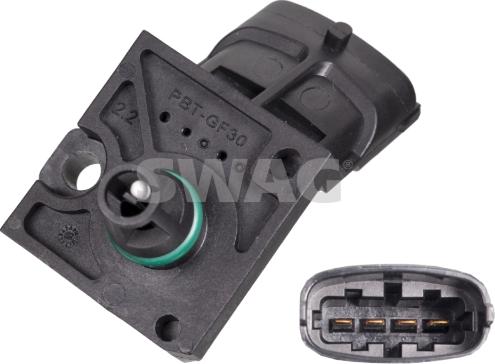 Swag 55 10 3494 - Sensor, boost pressure car-mod.net