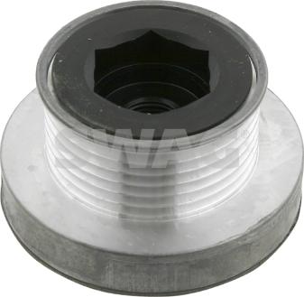 Swag 60 92 6457 - Pulley, alternator, freewheel clutch car-mod.net