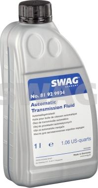 Swag 81929934 - Automatic Transmission Oil car-mod.net