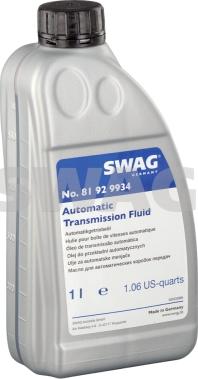 Swag 81 92 9934 - Automatic Transmission Oil car-mod.net