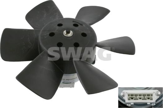 Swag 30 90 6989 - Fan, radiator car-mod.net